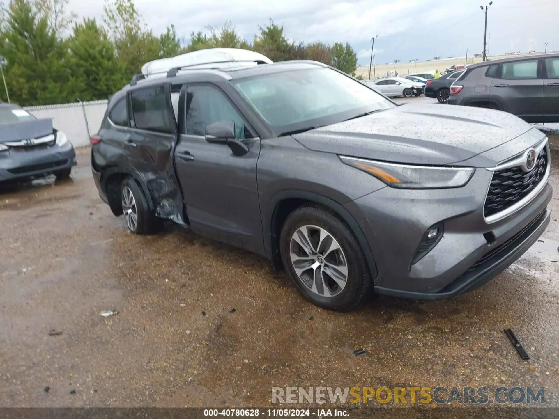 1 Photograph of a damaged car 5TDKDRAH9PS012242 TOYOTA HIGHLANDER 2023