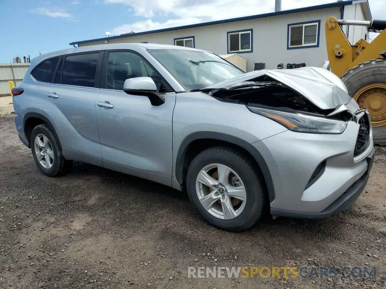 4 Photograph of a damaged car 5TDKDRAH9PS018591 TOYOTA HIGHLANDER 2023