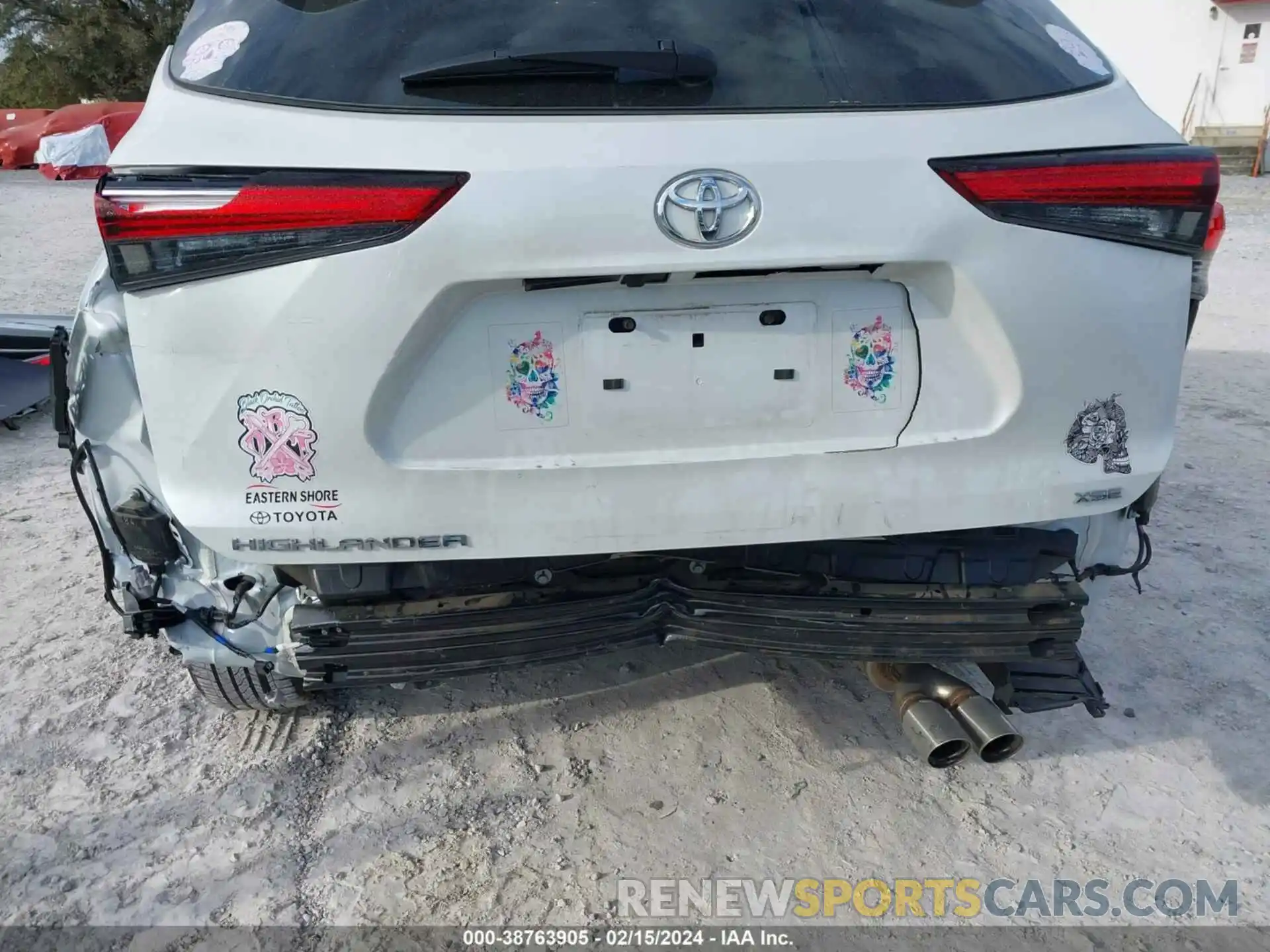 6 Photograph of a damaged car 5TDKDRAH9PS023175 TOYOTA HIGHLANDER 2023