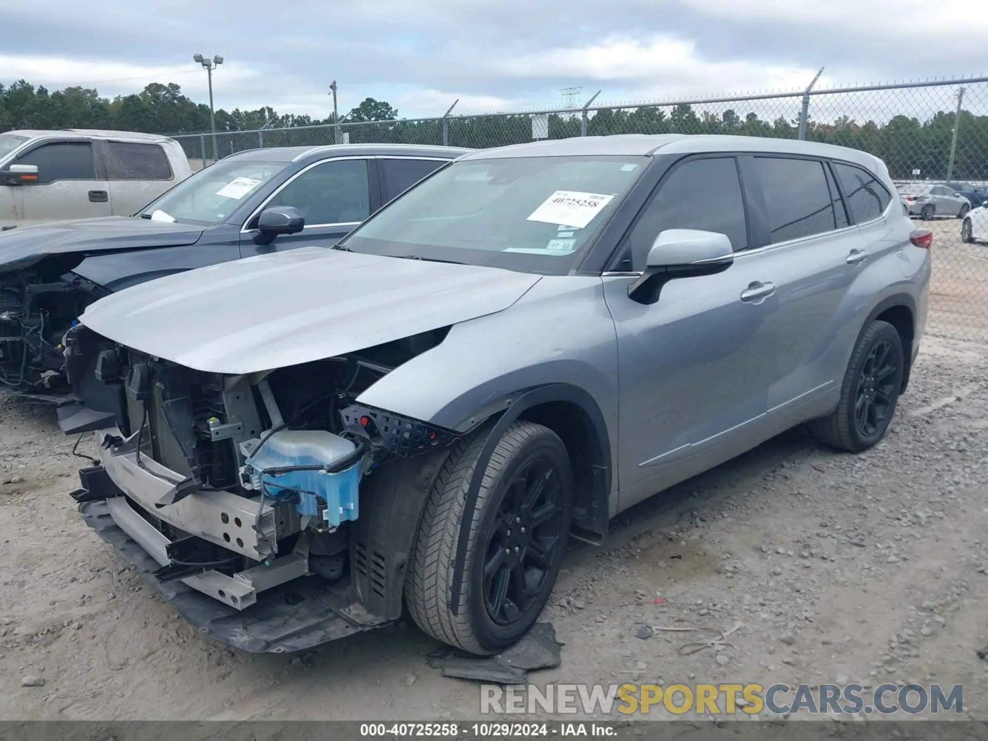 2 Photograph of a damaged car 5TDKDRAH9PS023273 TOYOTA HIGHLANDER 2023
