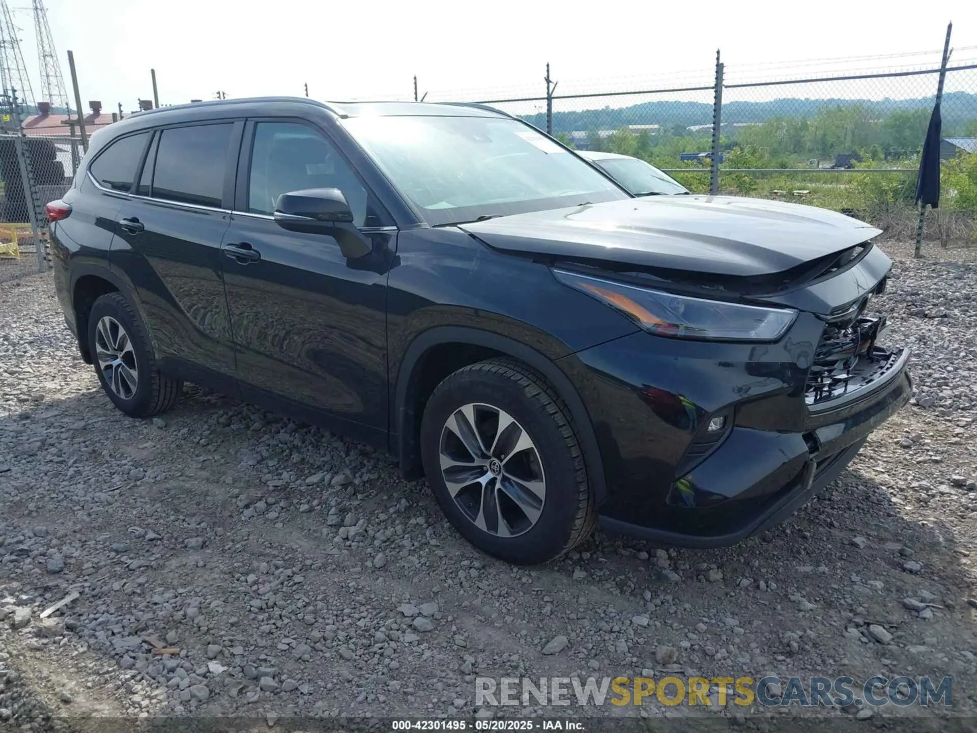 1 Photograph of a damaged car 5TDKDRAH9PS026397 TOYOTA HIGHLANDER 2023