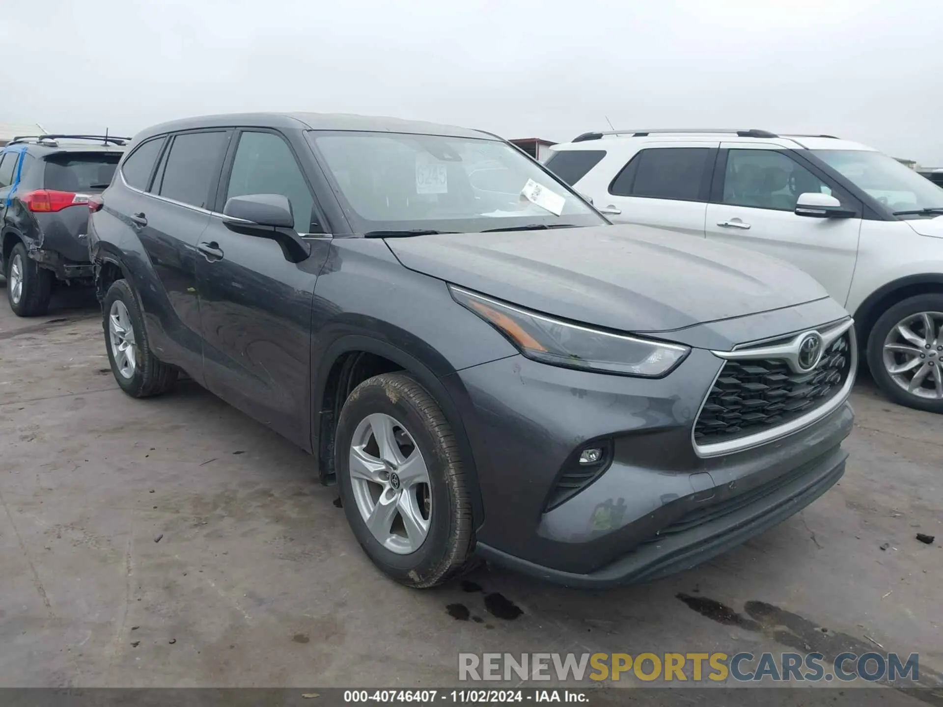 1 Photograph of a damaged car 5TDKDRAH9PS046634 TOYOTA HIGHLANDER 2023