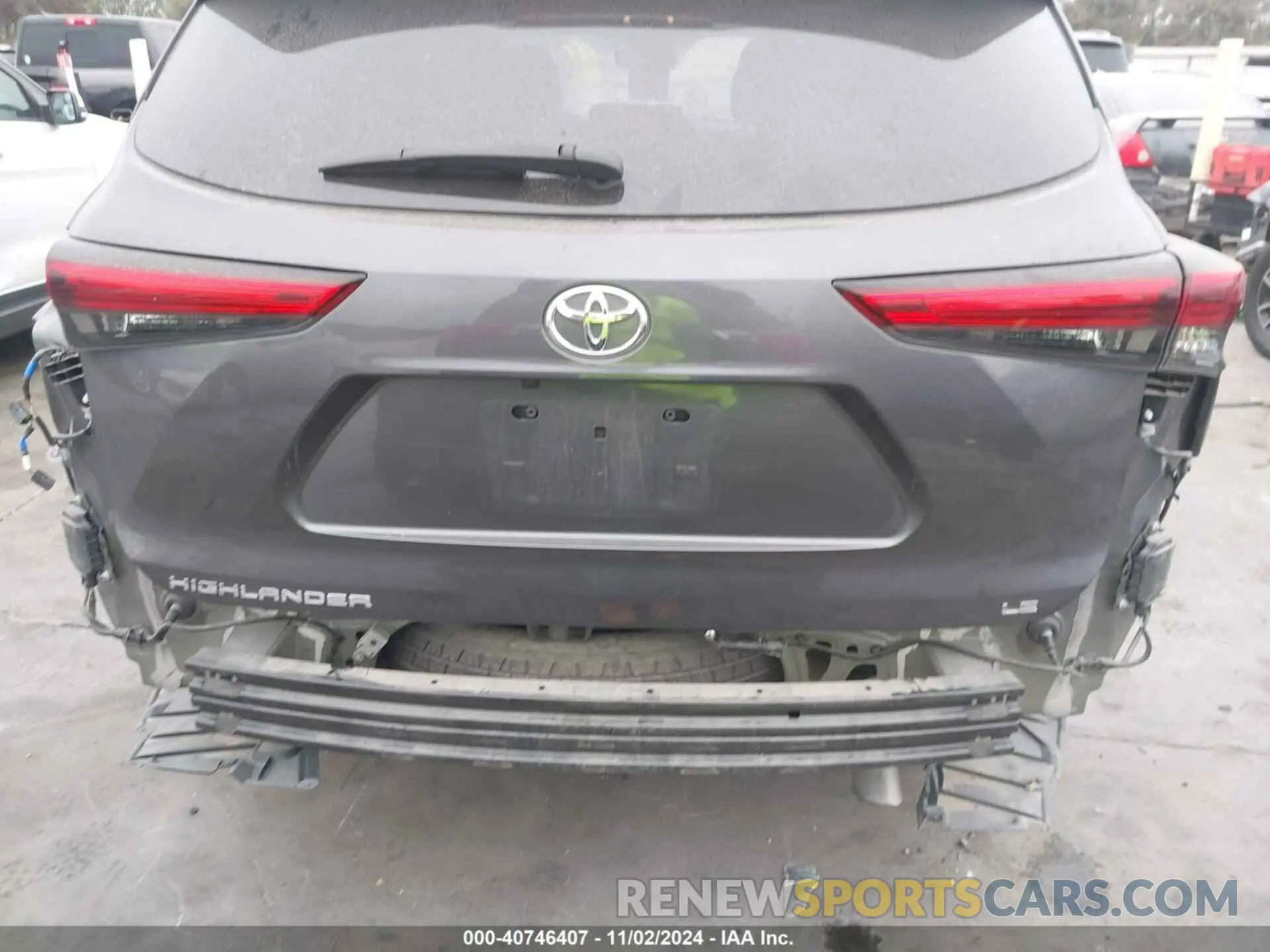 6 Photograph of a damaged car 5TDKDRAH9PS046634 TOYOTA HIGHLANDER 2023