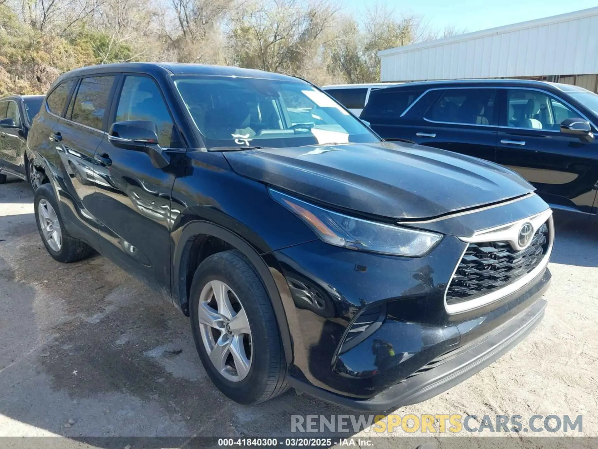 1 Photograph of a damaged car 5TDKDRAH9PS046701 TOYOTA HIGHLANDER 2023