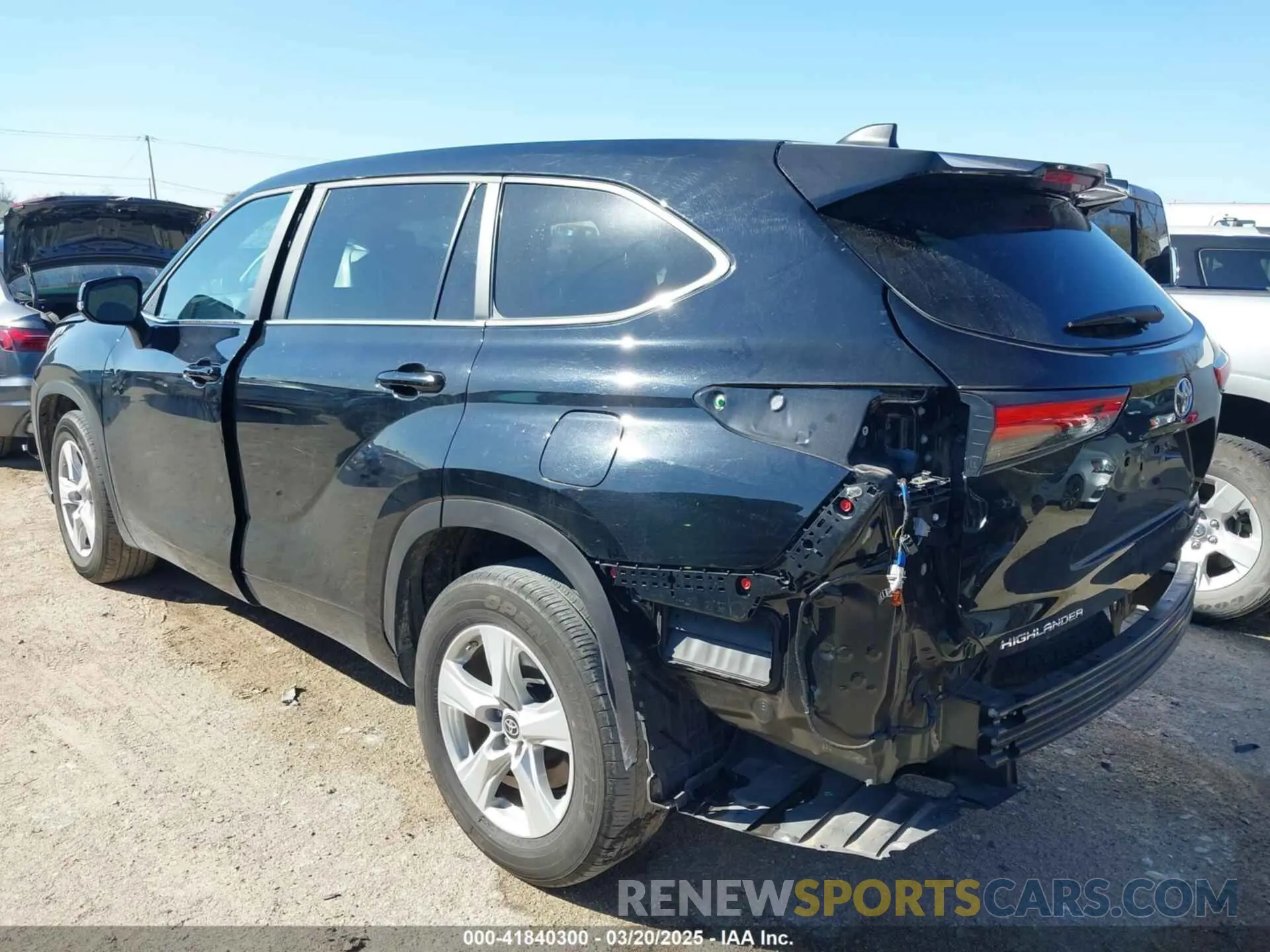3 Photograph of a damaged car 5TDKDRAH9PS046701 TOYOTA HIGHLANDER 2023