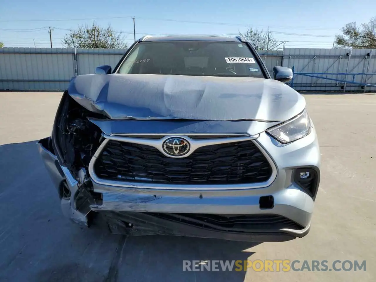 5 Photograph of a damaged car 5TDKDRAH9PS049257 TOYOTA HIGHLANDER 2023