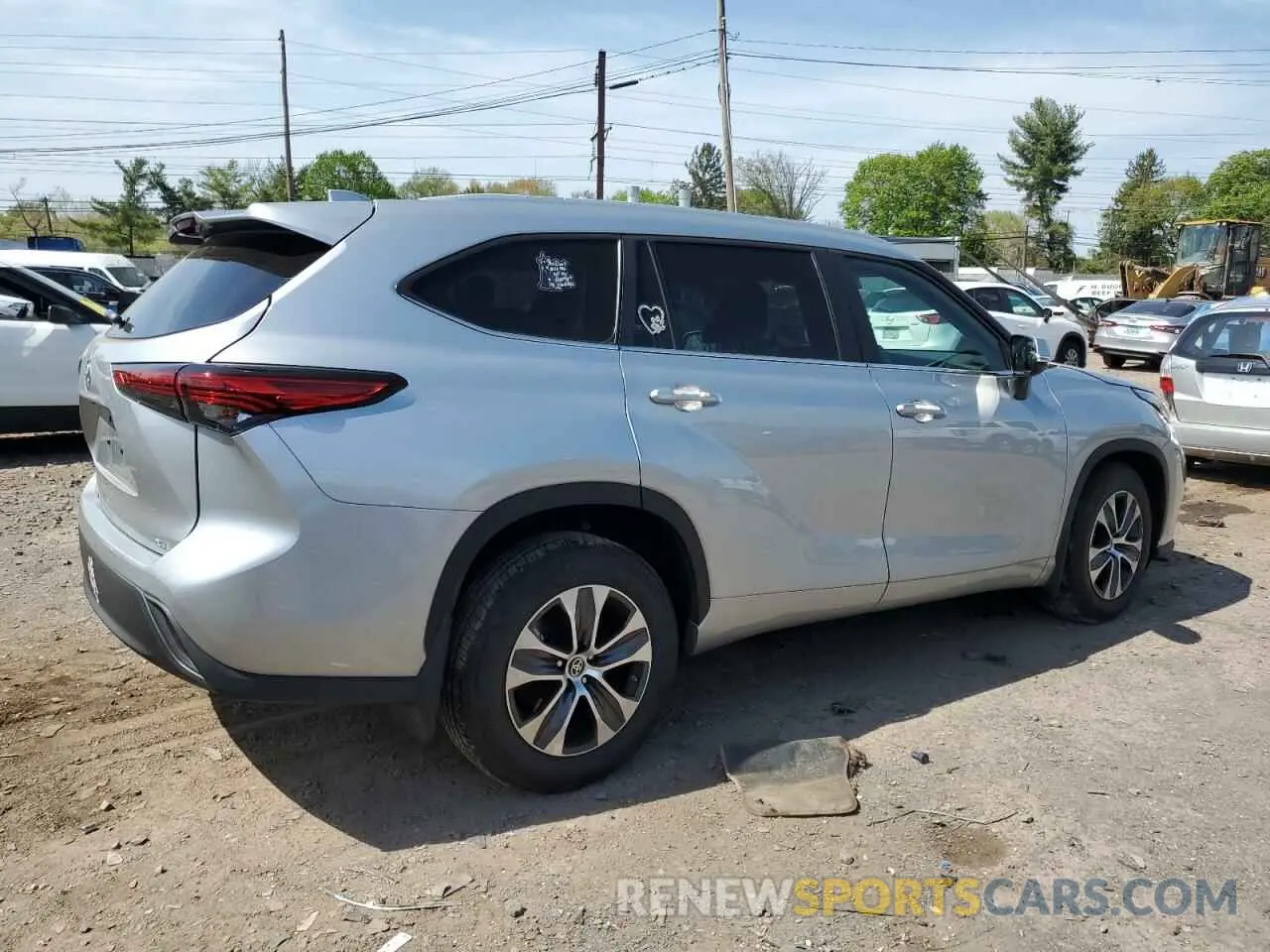3 Photograph of a damaged car 5TDKDRAH9PS516256 TOYOTA HIGHLANDER 2023