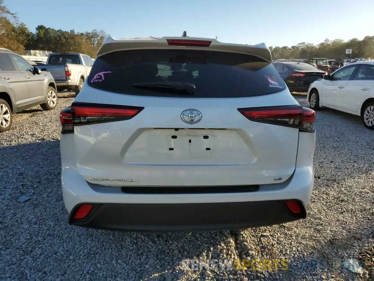 6 Photograph of a damaged car 5TDKDRAHXPS005302 TOYOTA HIGHLANDER 2023