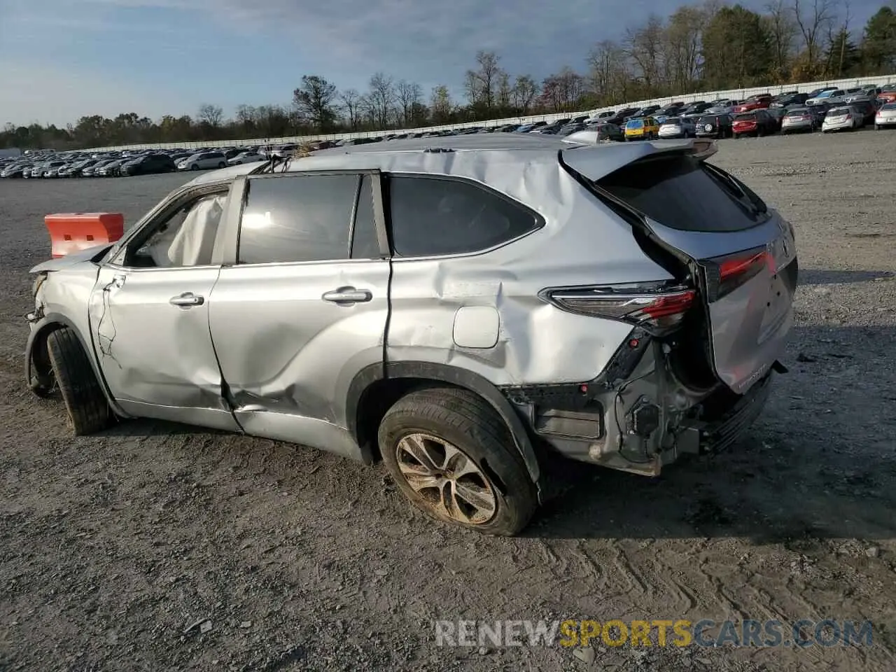 2 Photograph of a damaged car 5TDKDRAHXPS014839 TOYOTA HIGHLANDER 2023