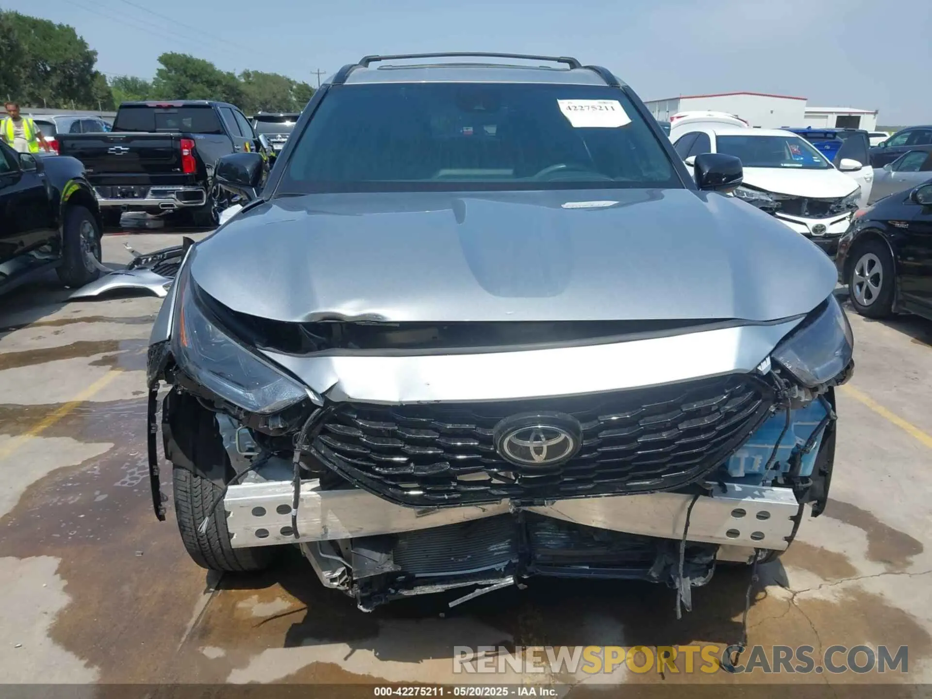 6 Photograph of a damaged car 5TDKDRAHXPS016140 TOYOTA HIGHLANDER 2023