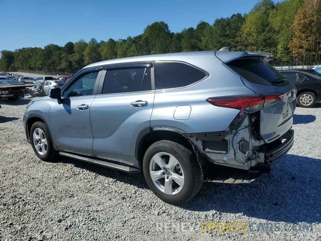 2 Photograph of a damaged car 5TDKDRAHXPS025484 TOYOTA HIGHLANDER 2023