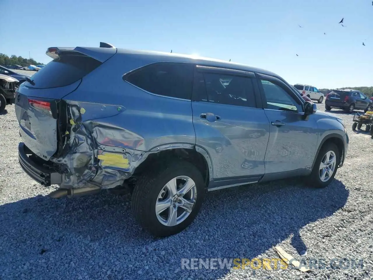 3 Photograph of a damaged car 5TDKDRAHXPS025484 TOYOTA HIGHLANDER 2023