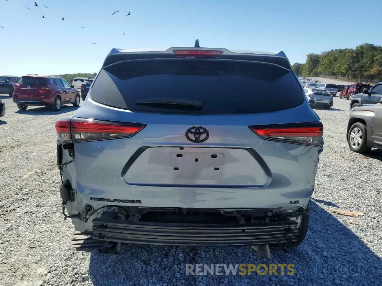6 Photograph of a damaged car 5TDKDRAHXPS025484 TOYOTA HIGHLANDER 2023
