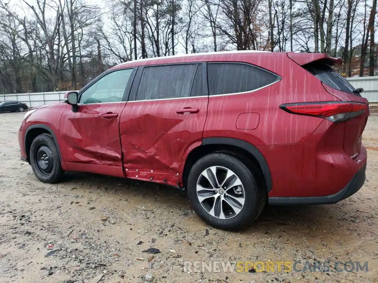 2 Photograph of a damaged car 5TDKDRAHXPS044150 TOYOTA HIGHLANDER 2023