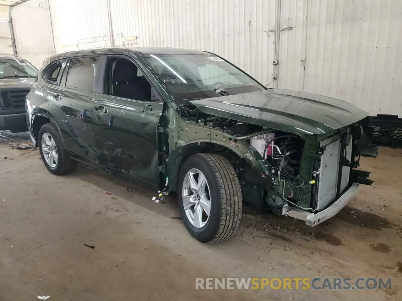 4 Photograph of a damaged car 5TDKDRAHXPS501720 TOYOTA HIGHLANDER 2023