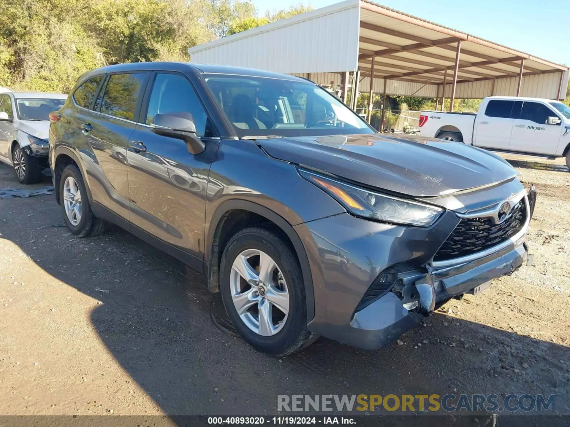 1 Photograph of a damaged car 5TDKDRAHXPS508988 TOYOTA HIGHLANDER 2023
