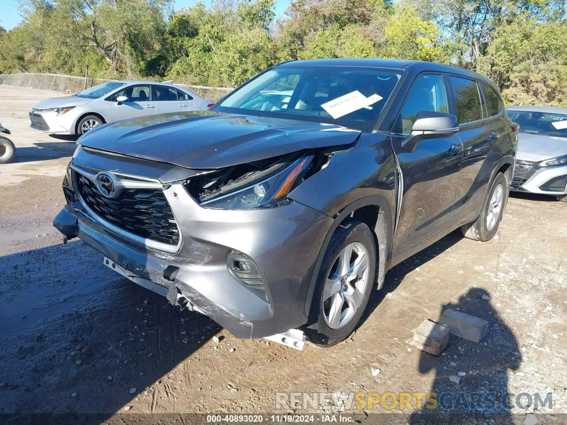 2 Photograph of a damaged car 5TDKDRAHXPS508988 TOYOTA HIGHLANDER 2023