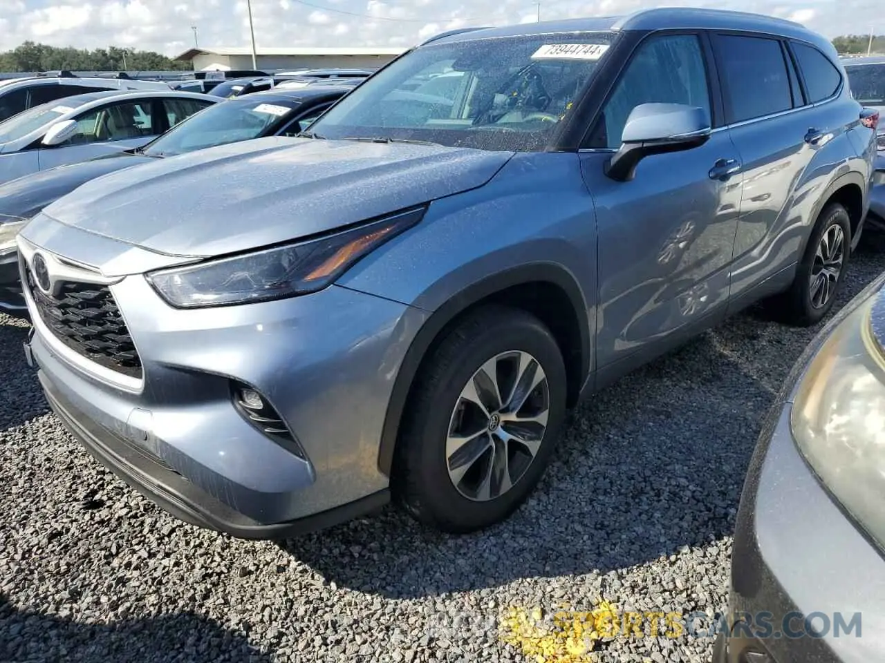 1 Photograph of a damaged car 5TDKDRAHXPS514225 TOYOTA HIGHLANDER 2023