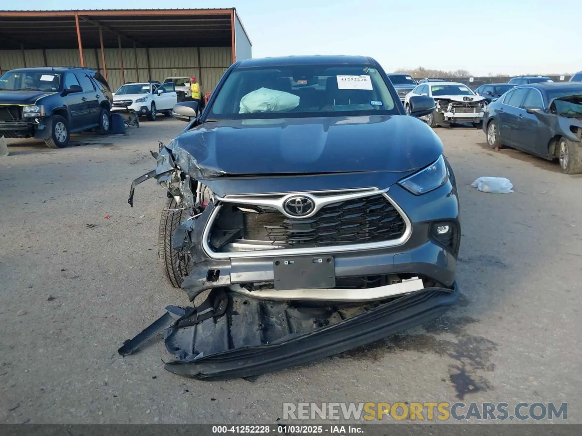 6 Photograph of a damaged car 5TDKDRAHXPS515262 TOYOTA HIGHLANDER 2023