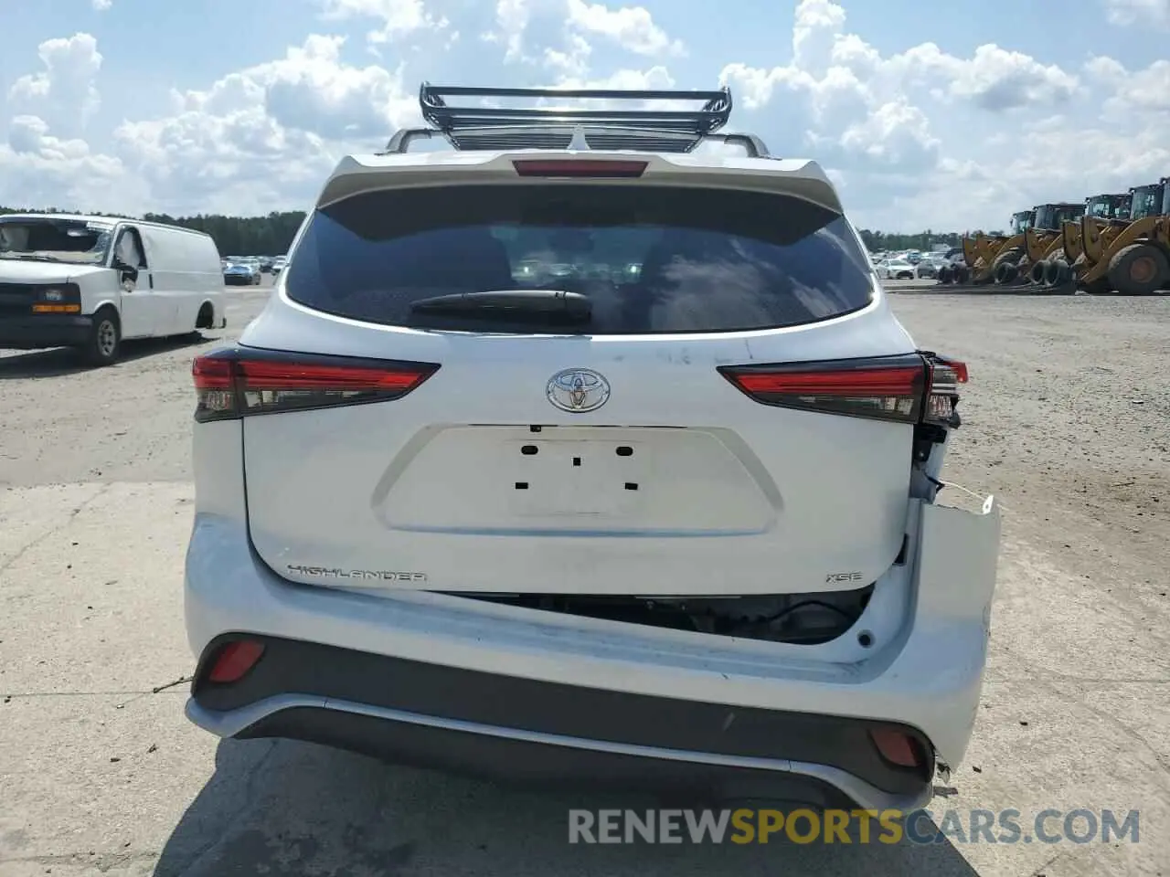 6 Photograph of a damaged car 5TDKDRAHXPS517416 TOYOTA HIGHLANDER 2023