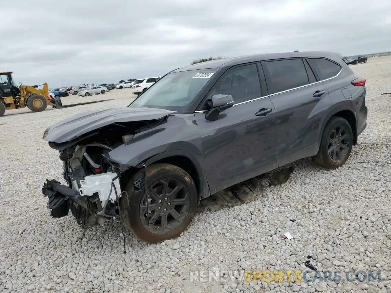 1 Photograph of a damaged car 5TDKDRAHXPS526083 TOYOTA HIGHLANDER 2023