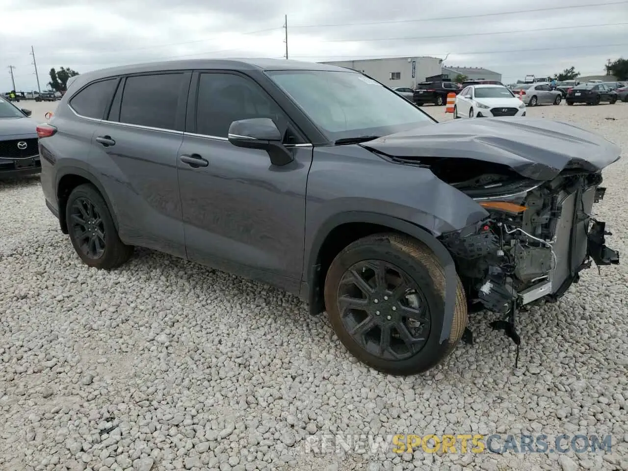 4 Photograph of a damaged car 5TDKDRAHXPS526083 TOYOTA HIGHLANDER 2023