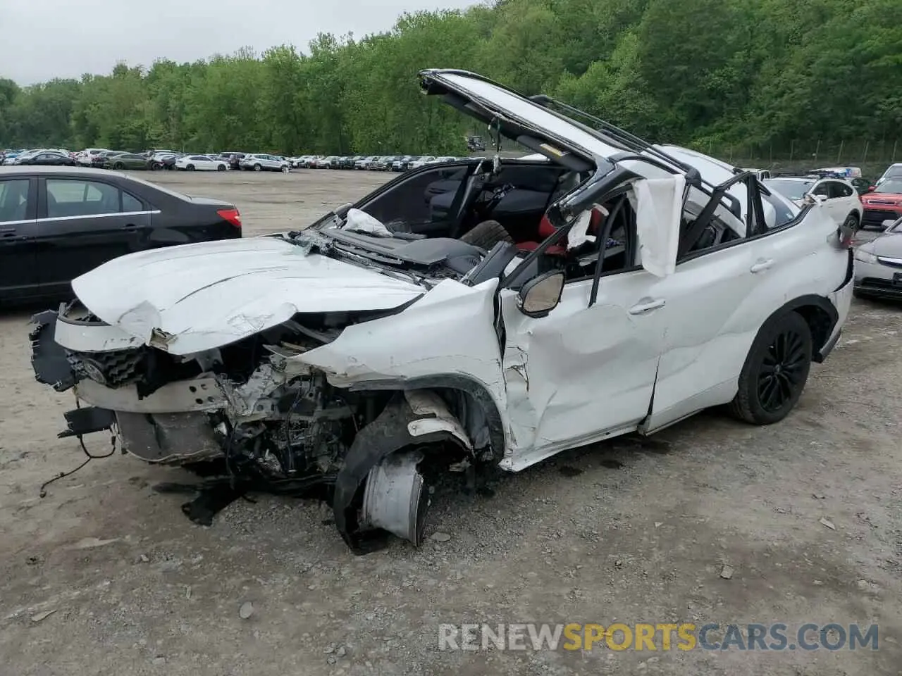 1 Photograph of a damaged car 5TDKDRBH0PS002021 TOYOTA HIGHLANDER 2023