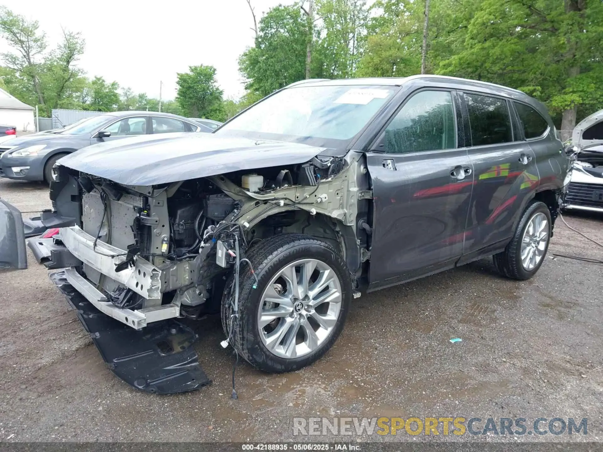 2 Photograph of a damaged car 5TDKDRBH0PS006456 TOYOTA HIGHLANDER 2023