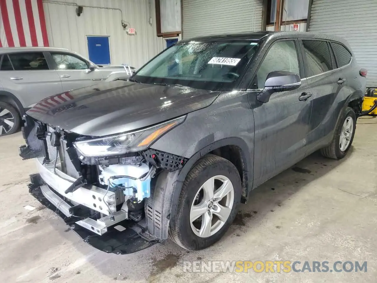 1 Photograph of a damaged car 5TDKDRBH0PS033575 TOYOTA HIGHLANDER 2023
