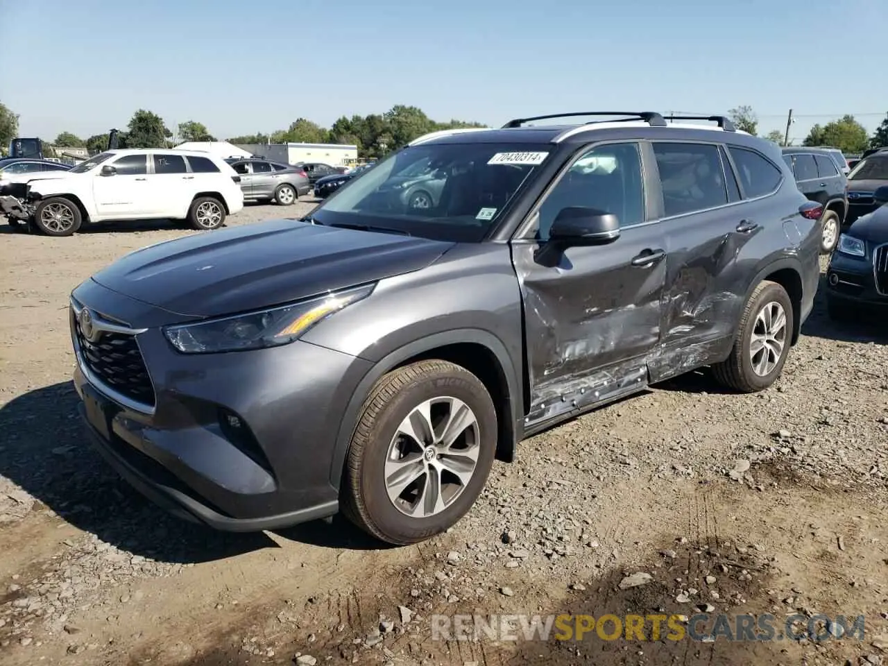 1 Photograph of a damaged car 5TDKDRBH0PS045435 TOYOTA HIGHLANDER 2023