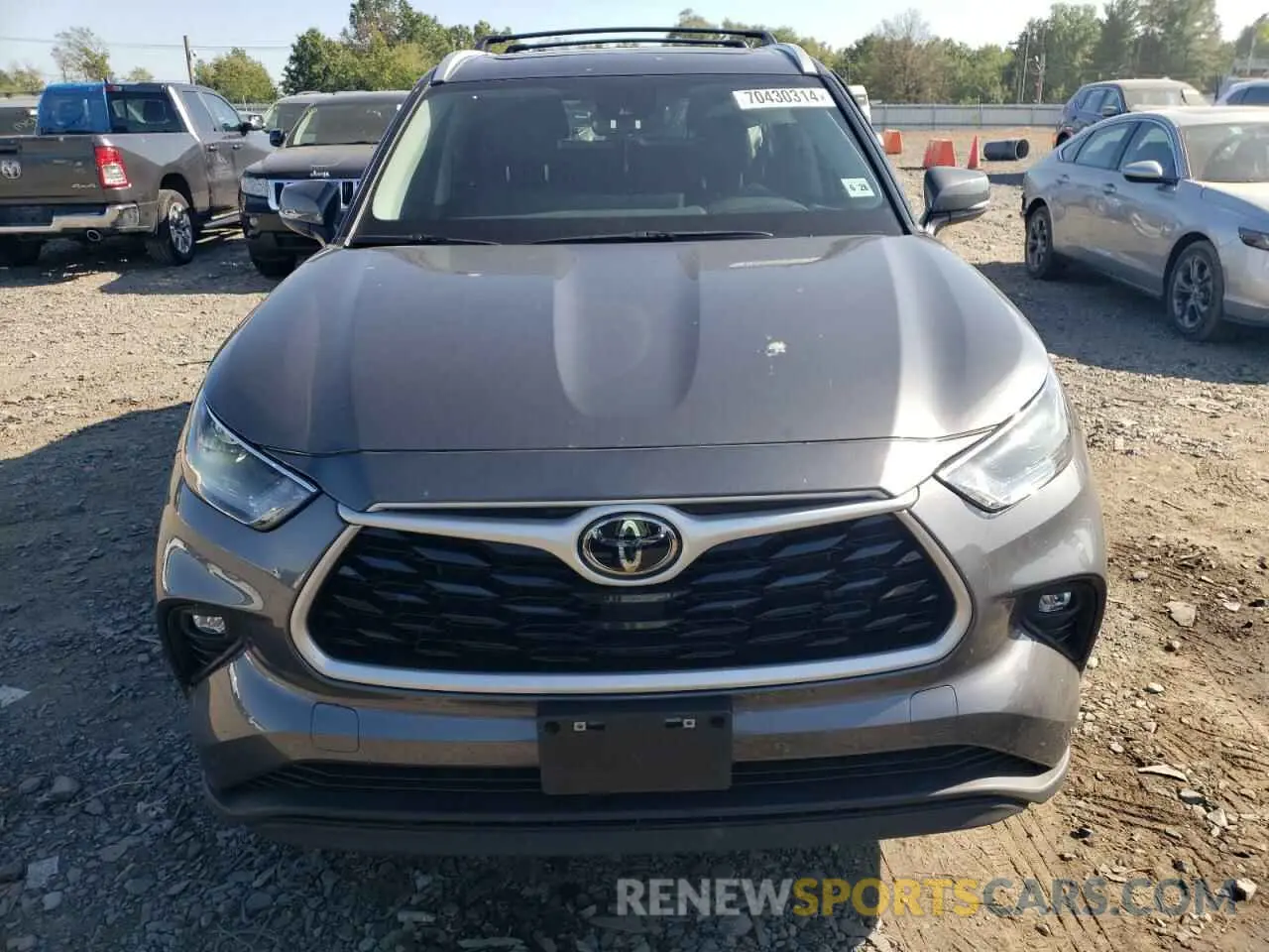 5 Photograph of a damaged car 5TDKDRBH0PS045435 TOYOTA HIGHLANDER 2023