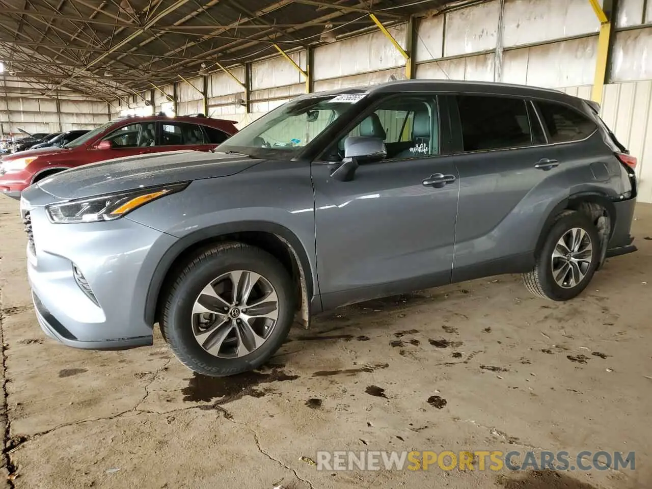 1 Photograph of a damaged car 5TDKDRBH0PS502678 TOYOTA HIGHLANDER 2023