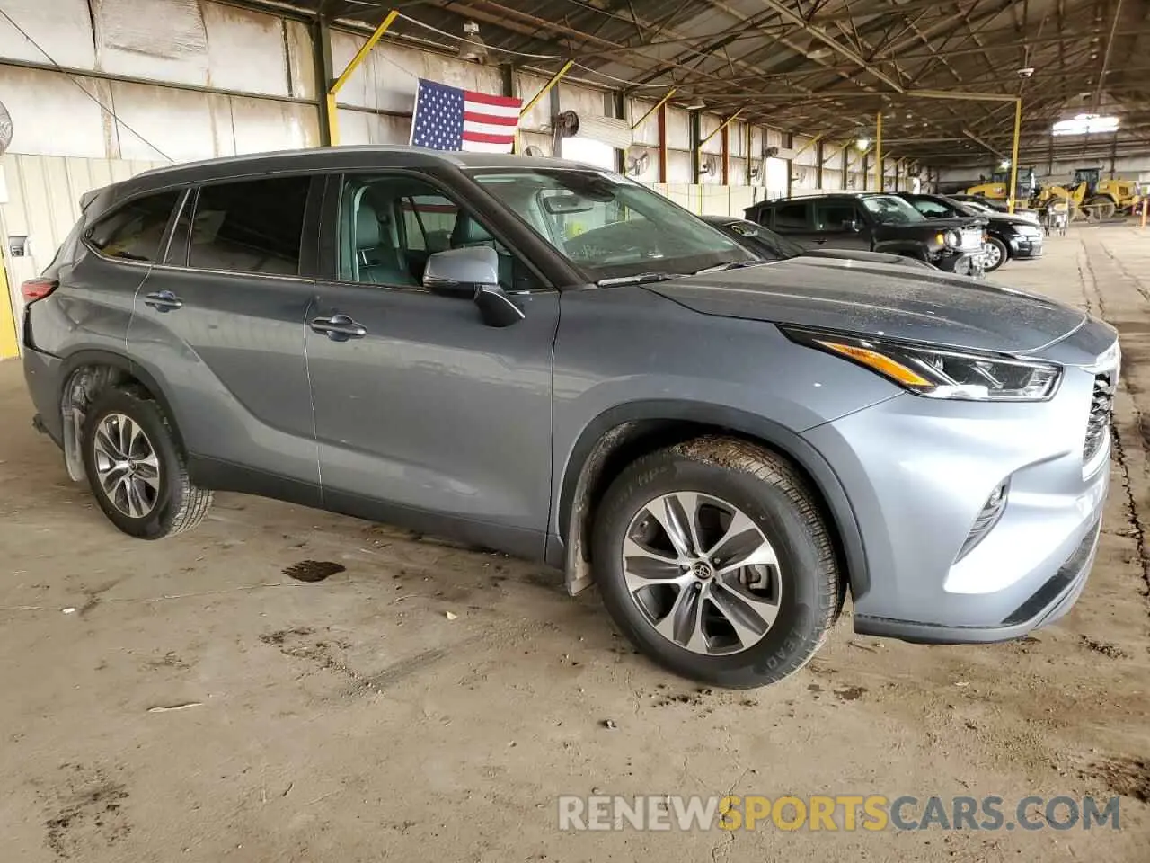 4 Photograph of a damaged car 5TDKDRBH0PS502678 TOYOTA HIGHLANDER 2023