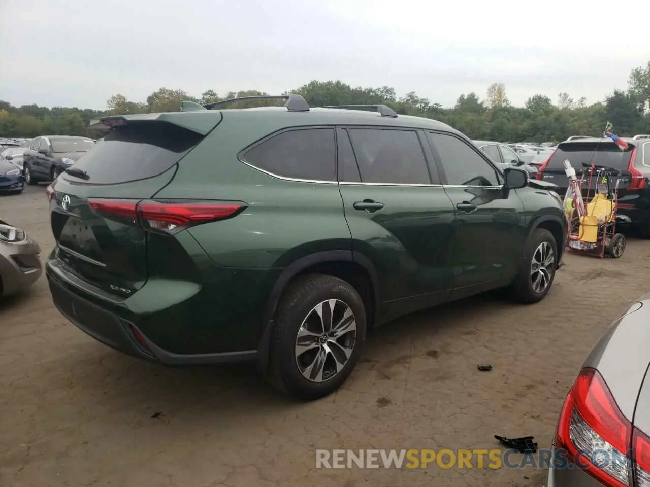 3 Photograph of a damaged car 5TDKDRBH0PS504432 TOYOTA HIGHLANDER 2023