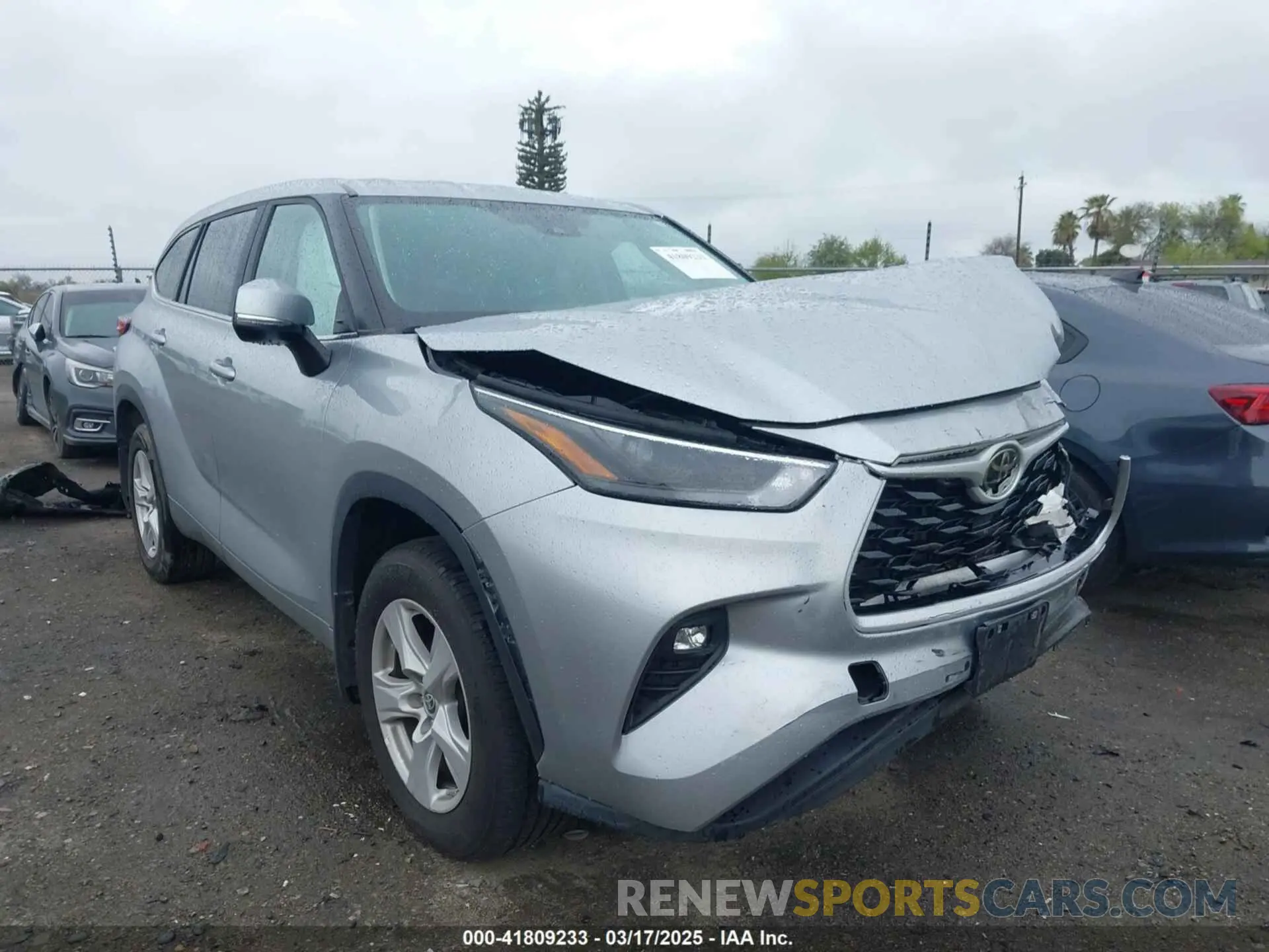 1 Photograph of a damaged car 5TDKDRBH1PS015442 TOYOTA HIGHLANDER 2023
