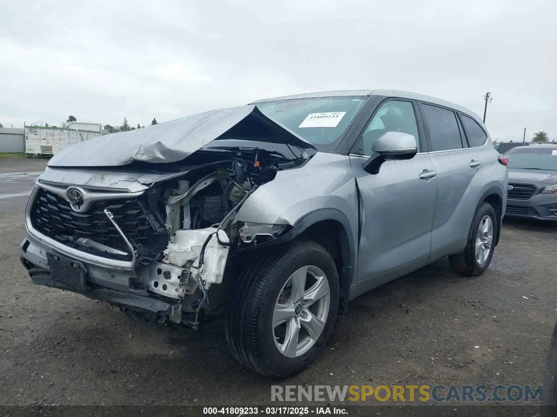 14 Photograph of a damaged car 5TDKDRBH1PS015442 TOYOTA HIGHLANDER 2023