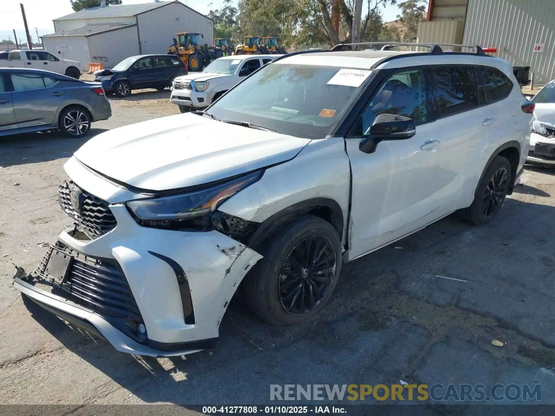 2 Photograph of a damaged car 5TDKDRBH1PS019944 TOYOTA HIGHLANDER 2023