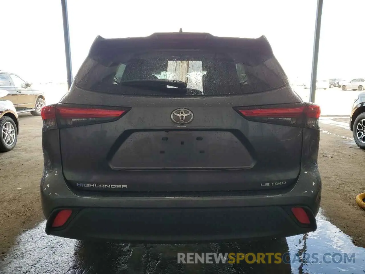 6 Photograph of a damaged car 5TDKDRBH1PS032693 TOYOTA HIGHLANDER 2023
