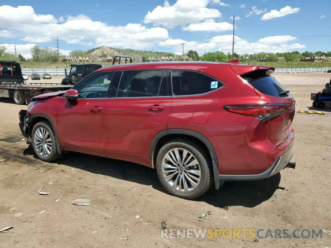 2 Photograph of a damaged car 5TDKDRBH1PS041734 TOYOTA HIGHLANDER 2023
