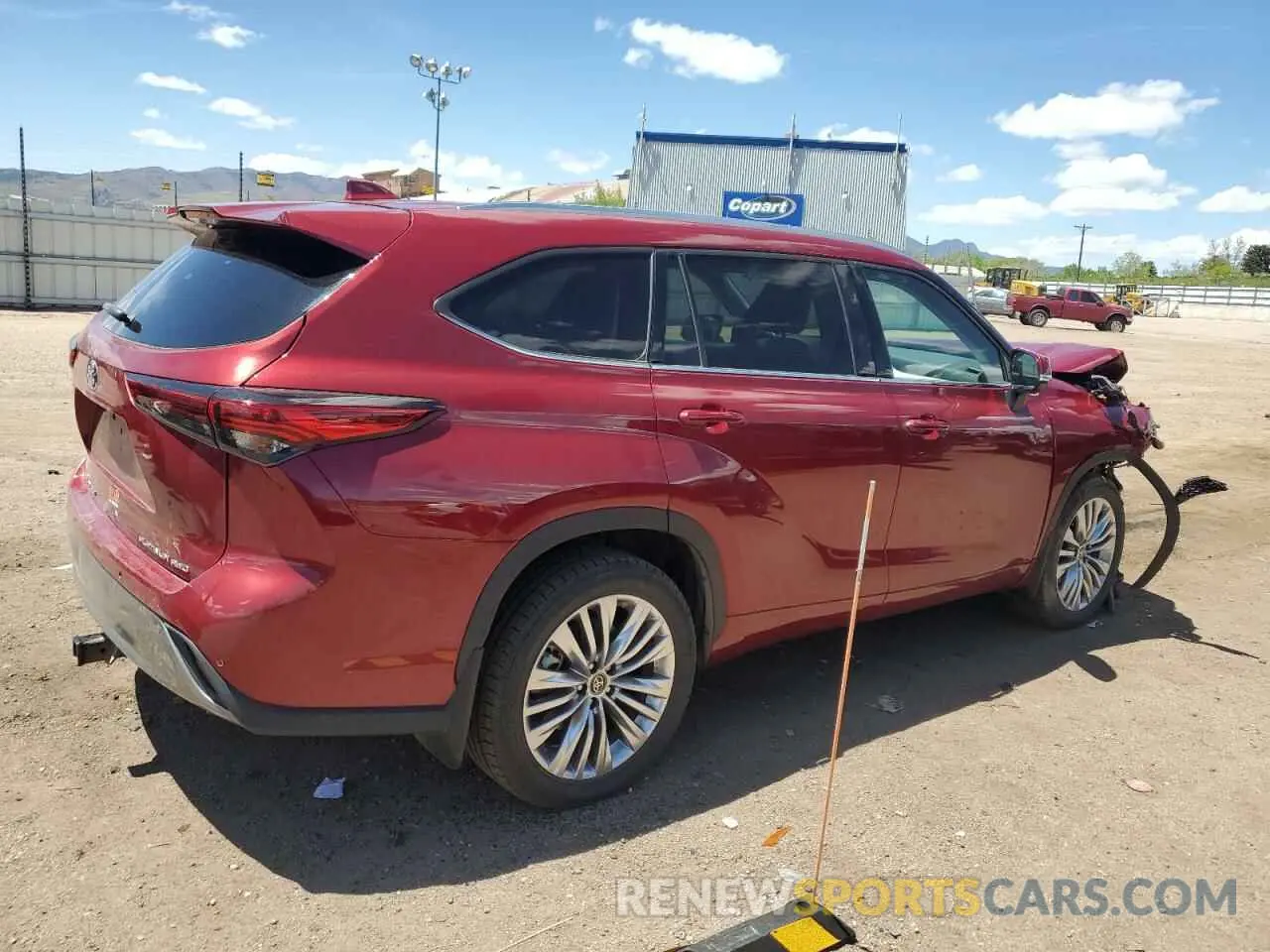 3 Photograph of a damaged car 5TDKDRBH1PS041734 TOYOTA HIGHLANDER 2023