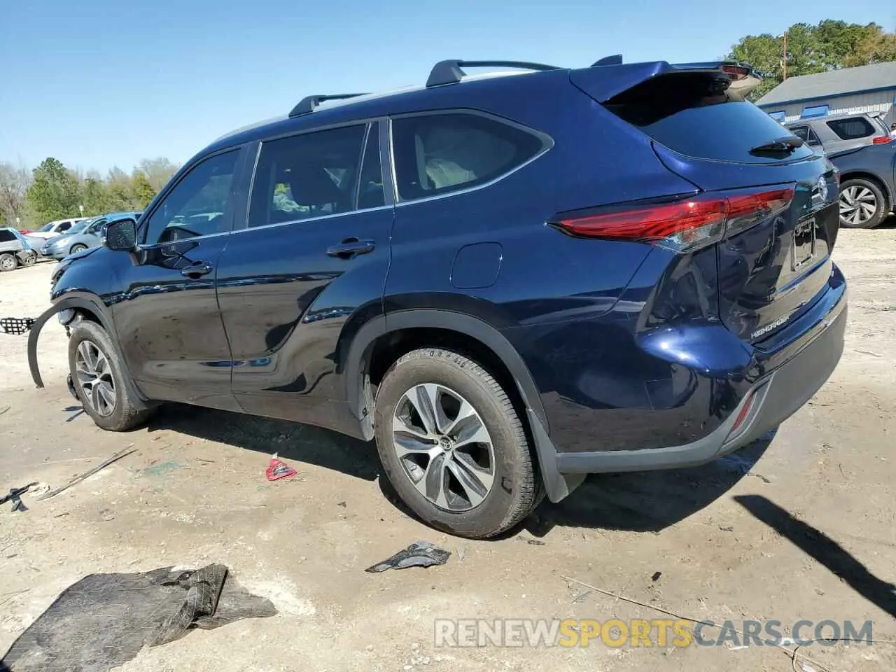 2 Photograph of a damaged car 5TDKDRBH1PS047307 TOYOTA HIGHLANDER 2023