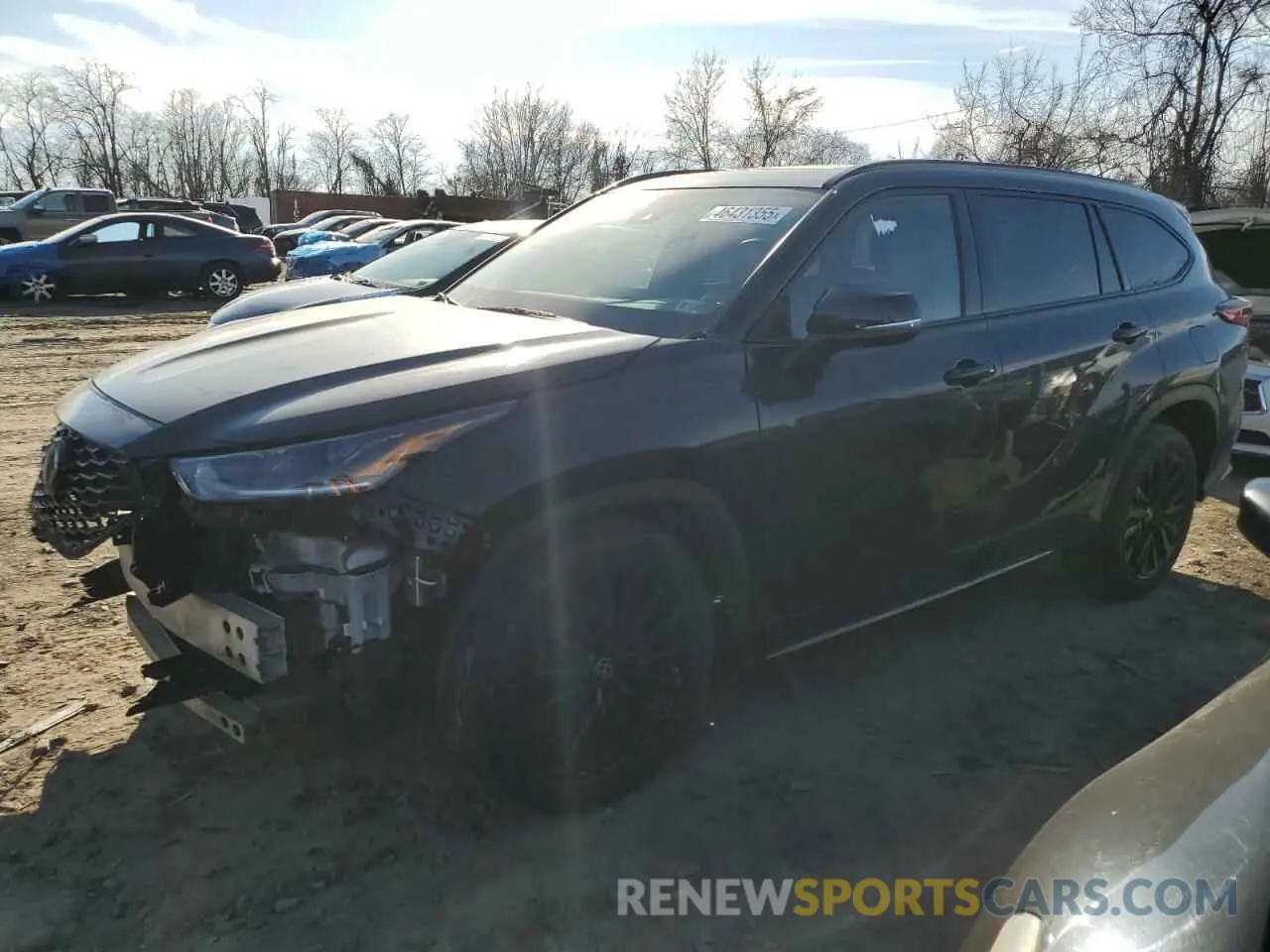 1 Photograph of a damaged car 5TDKDRBH1PS508974 TOYOTA HIGHLANDER 2023