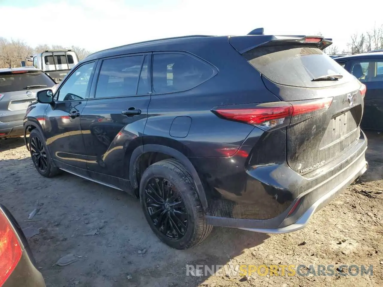 2 Photograph of a damaged car 5TDKDRBH1PS508974 TOYOTA HIGHLANDER 2023