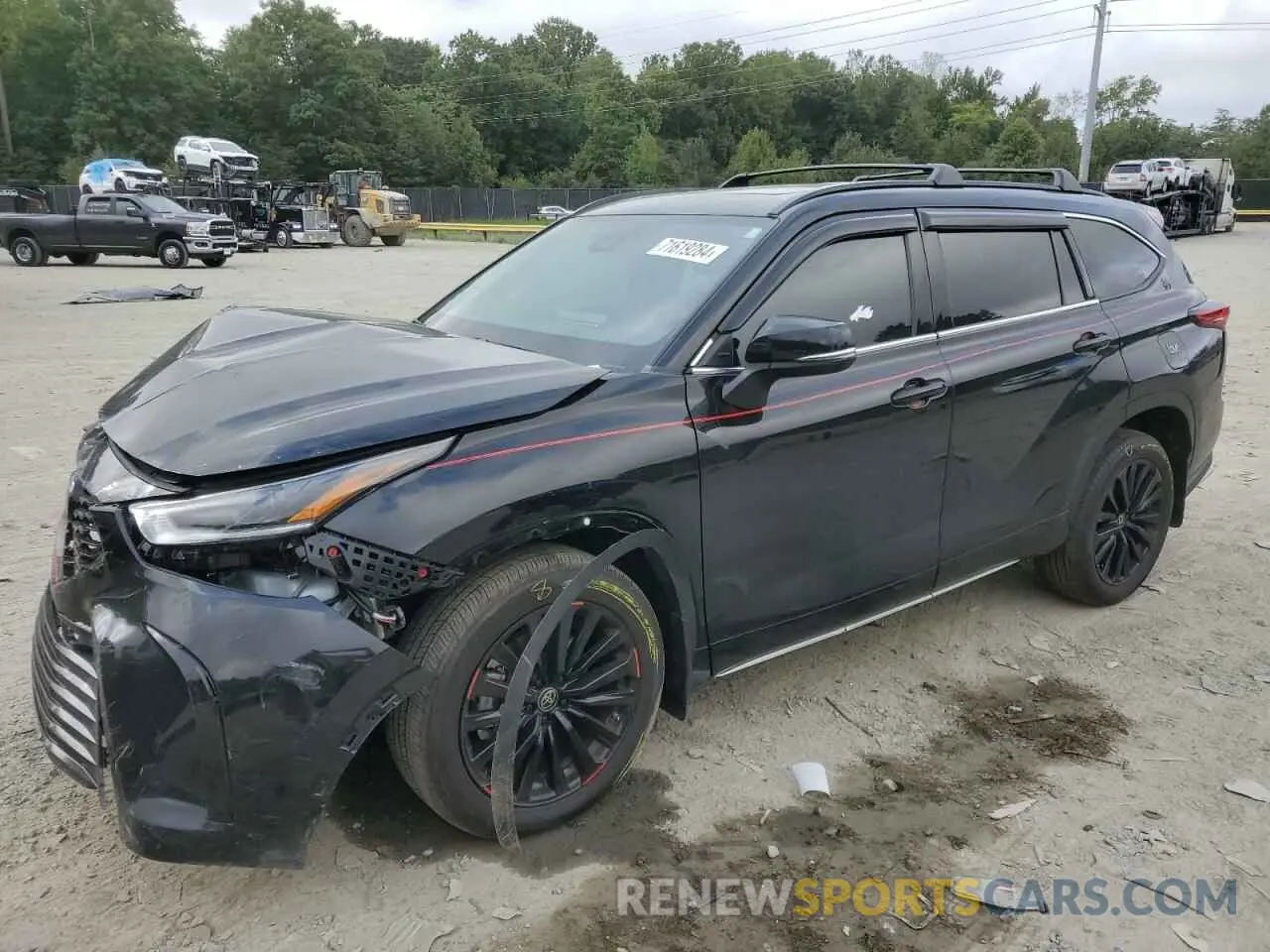 1 Photograph of a damaged car 5TDKDRBH1PS511695 TOYOTA HIGHLANDER 2023