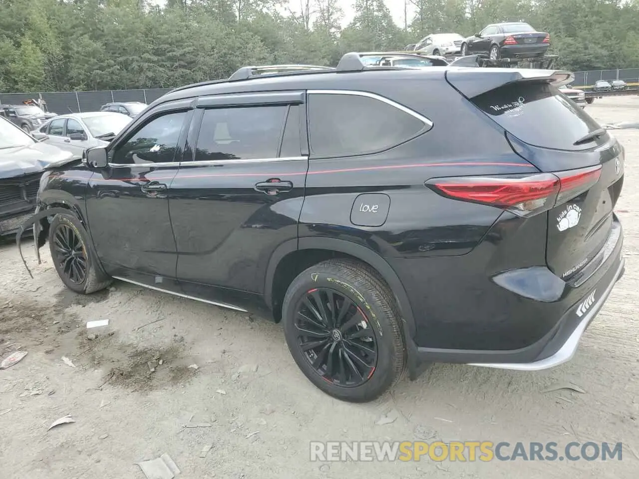 2 Photograph of a damaged car 5TDKDRBH1PS511695 TOYOTA HIGHLANDER 2023