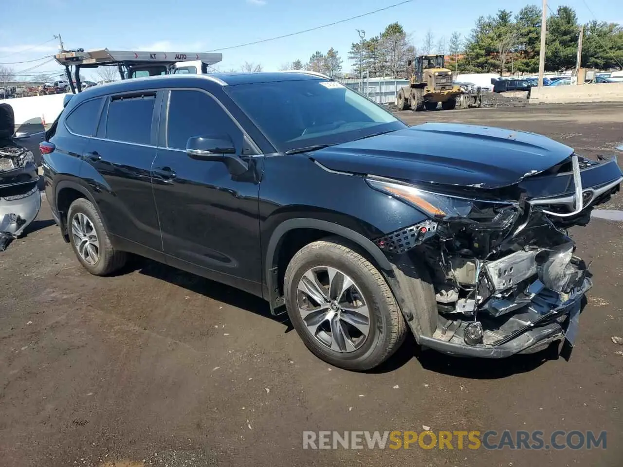 4 Photograph of a damaged car 5TDKDRBH1PS527010 TOYOTA HIGHLANDER 2023