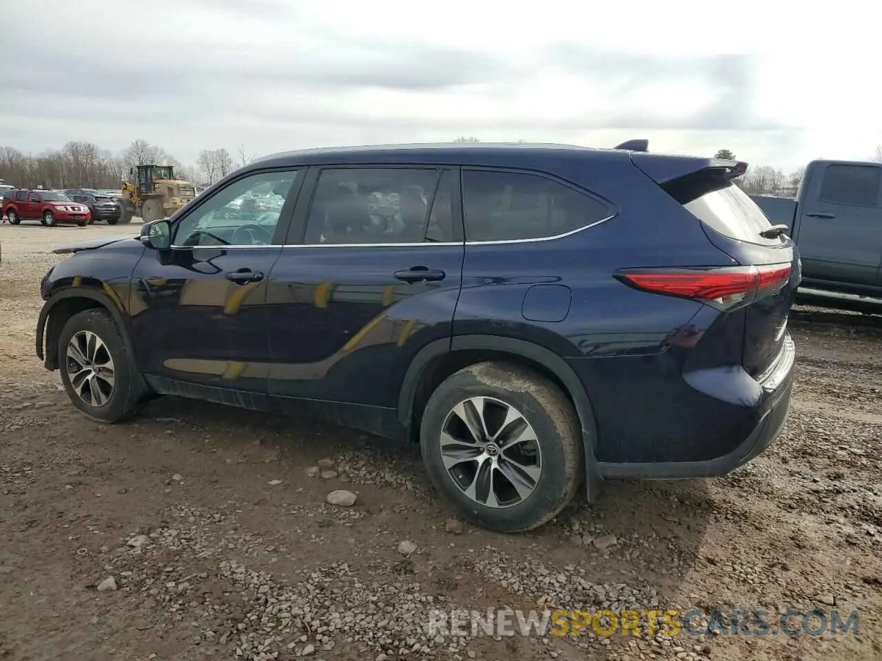 2 Photograph of a damaged car 5TDKDRBH2PS000304 TOYOTA HIGHLANDER 2023
