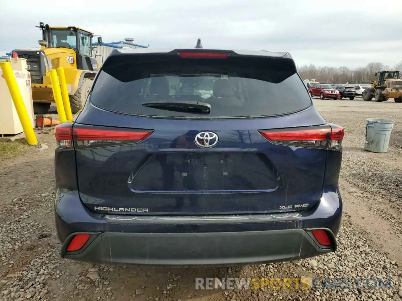 6 Photograph of a damaged car 5TDKDRBH2PS000304 TOYOTA HIGHLANDER 2023