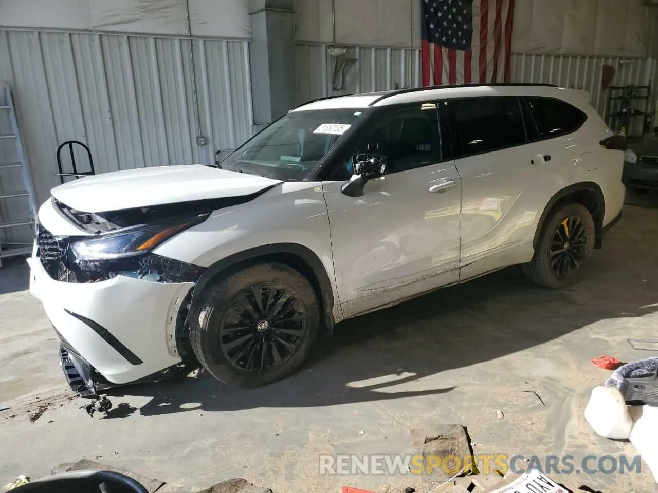1 Photograph of a damaged car 5TDKDRBH2PS009150 TOYOTA HIGHLANDER 2023