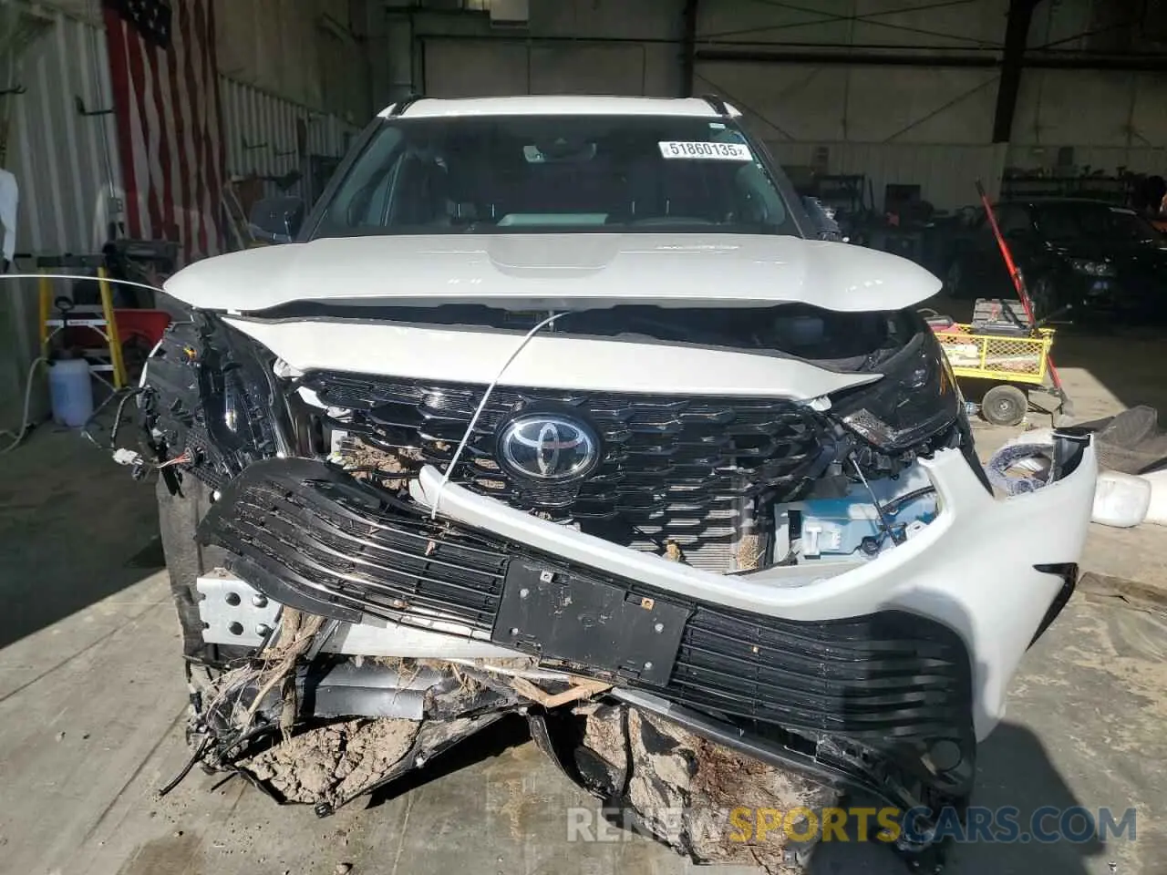 5 Photograph of a damaged car 5TDKDRBH2PS009150 TOYOTA HIGHLANDER 2023